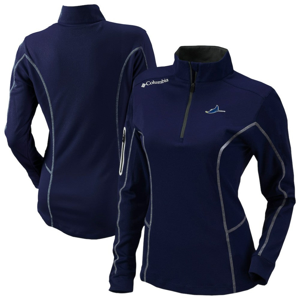 Tampa Bay Rays Shotgun Quarter-Zip Top Navy | Columbia