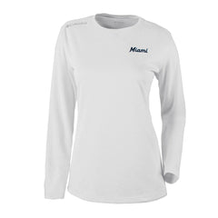 Miami Marlins Shotgun Long Sleeve T-Shirt White | Columbia