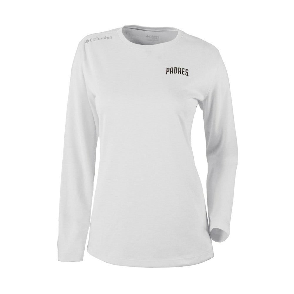 San Diego Padres Shotgun Long Sleeve T-Shirt White | Columbia