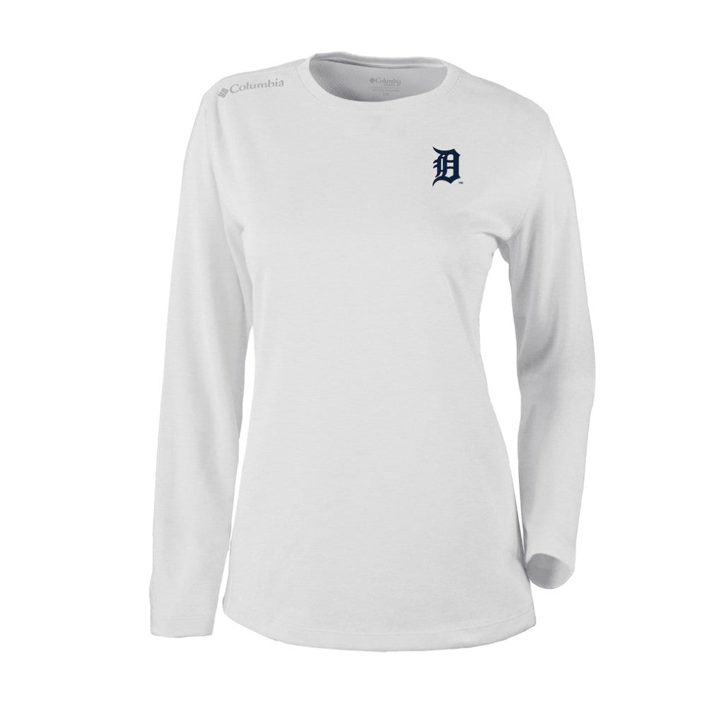 Detroit Tigers Shotgun Long Sleeve T-Shirt White | Columbia