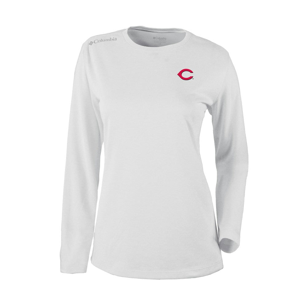 Cincinnati Reds Shotgun Long Sleeve T-Shirt White | Columbia