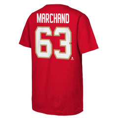 Brad Marchand Florida Panthers Youth Player Name & Number T-Shirt Red