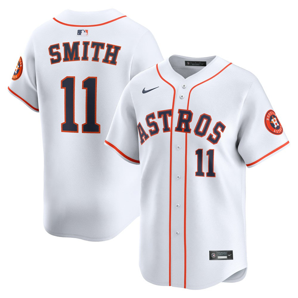 Cam Smith #11 Houston Astros Home Limited Player Jersey White | Nike