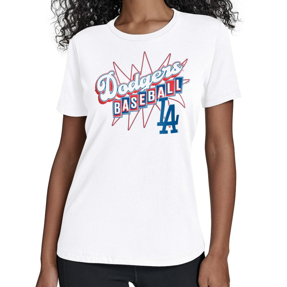 Los Angeles Dodgers Starter Women's Drive-In T-Shirt White