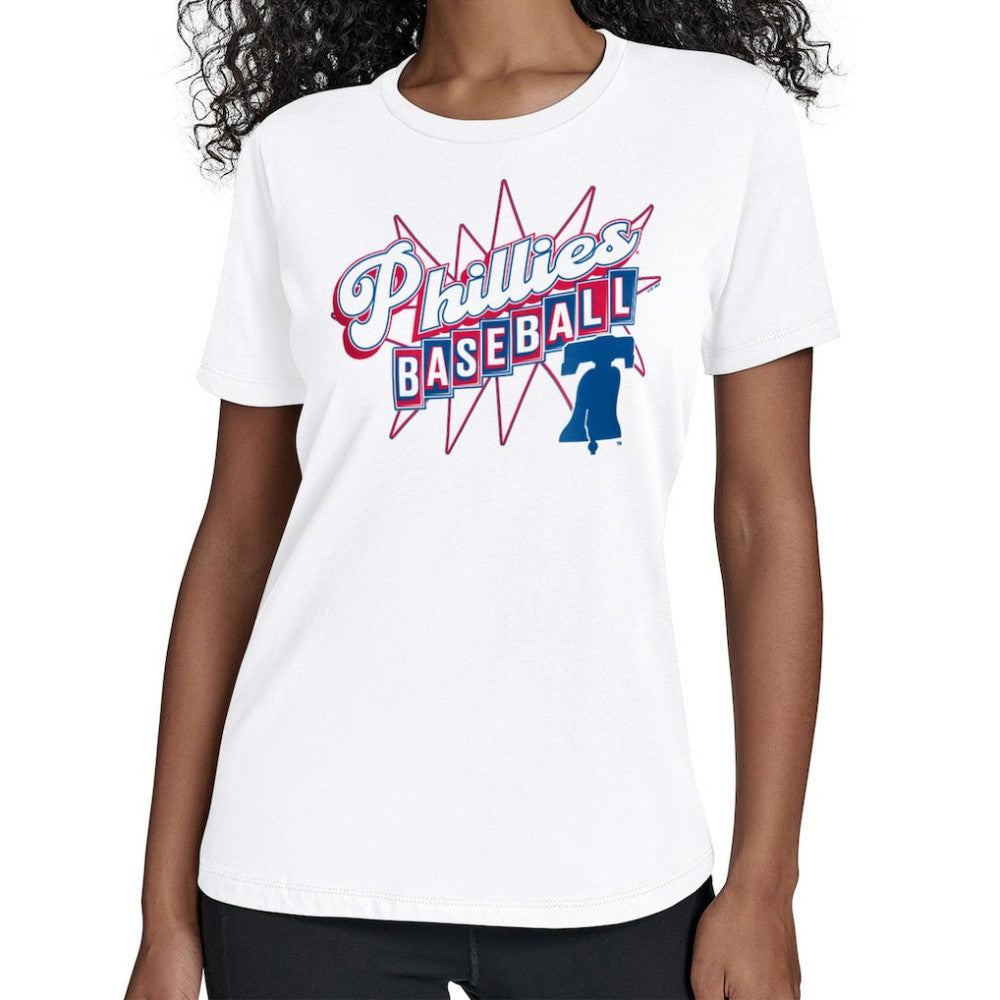 Philadelphia Phillies Starter Women's Drive-In T-Shirt White