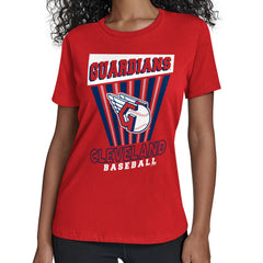 Cleveland Guardians Starter Women's Poster Print T-Shirt Red