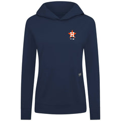 Houston Astros Levelwear Women's Cooperstown Collection Relay Core Logo Pullover Hoodie Navy