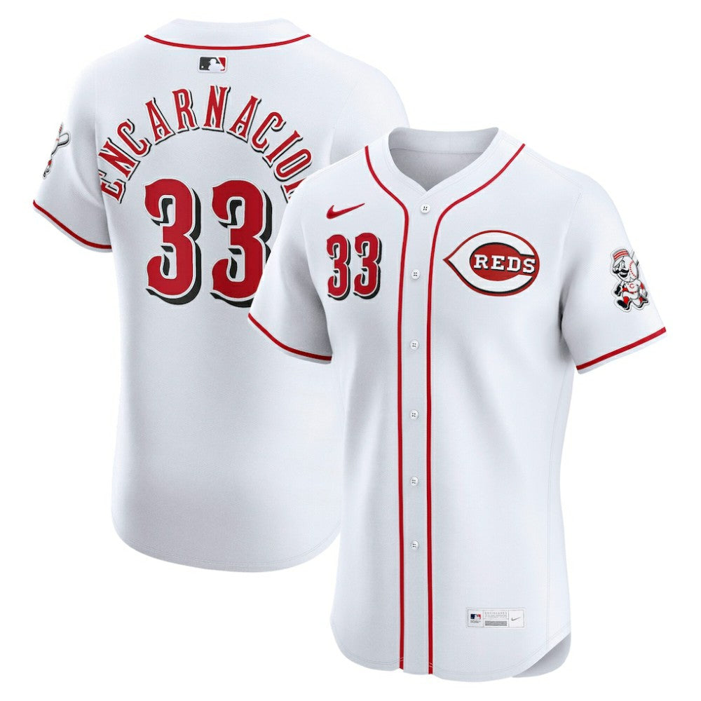 Christian Encarnacion-Strand Cincinnati Reds Home Elite Jersey White | Nike