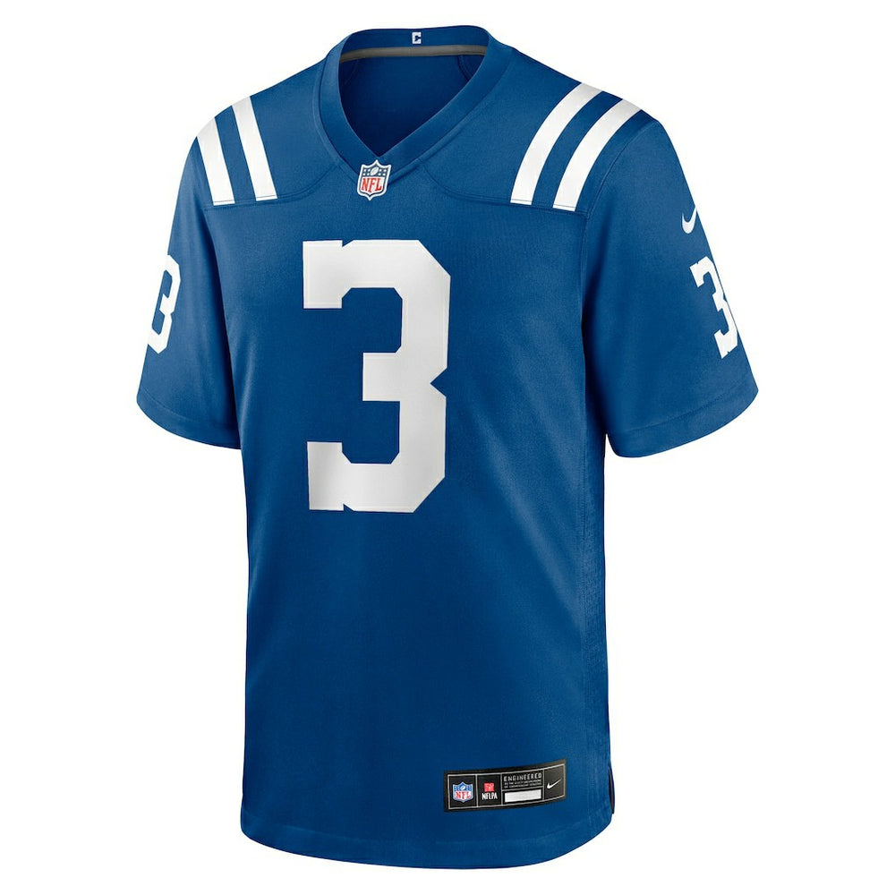 Spencer Shrader Indianapolis Colts Team Game Jersey - Royal