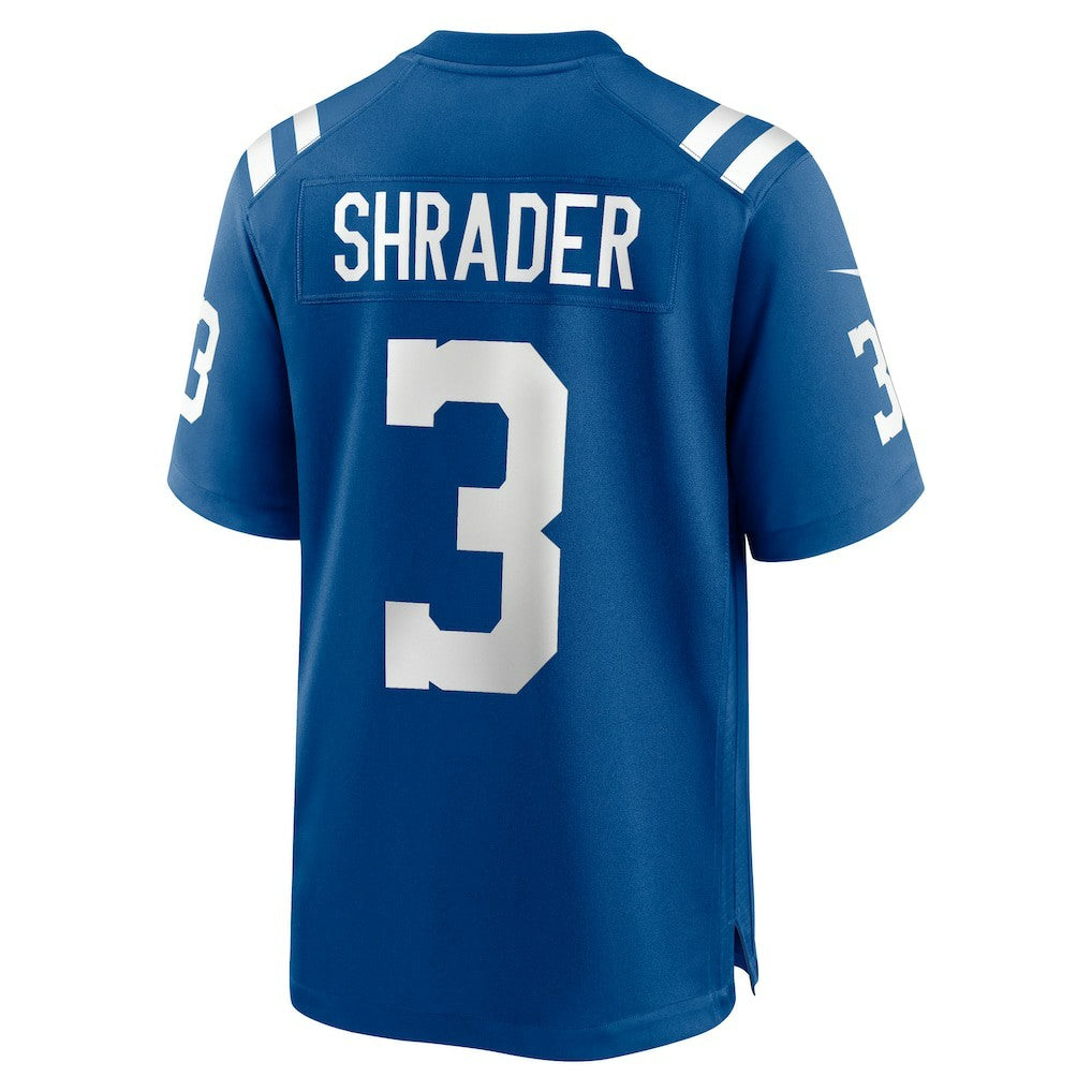 Spencer Shrader Indianapolis Colts Team Game Jersey - Royal