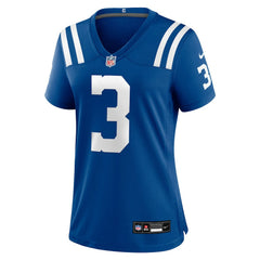 Spencer Shrader Indianapolis Colts Women's Team Game Jersey - Royal