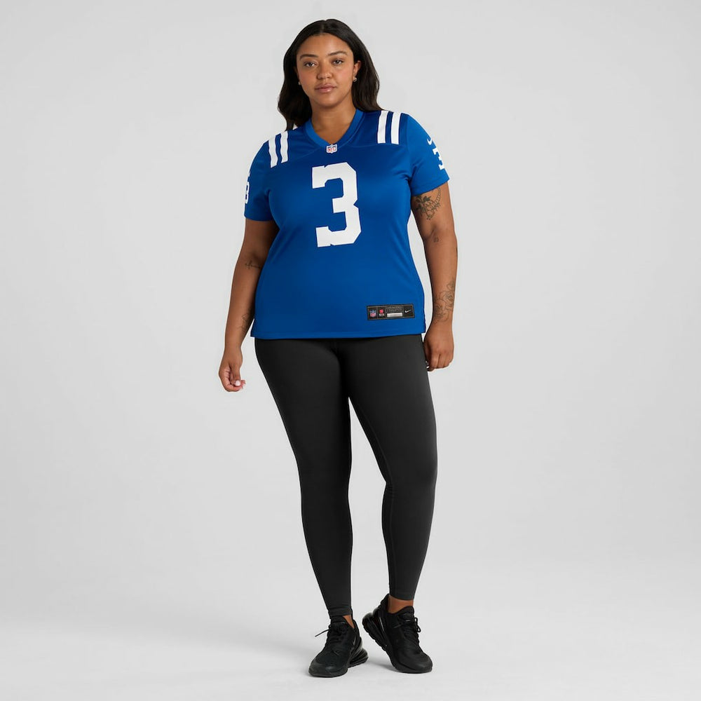 Spencer Shrader Indianapolis Colts Women's Team Game Jersey - Royal