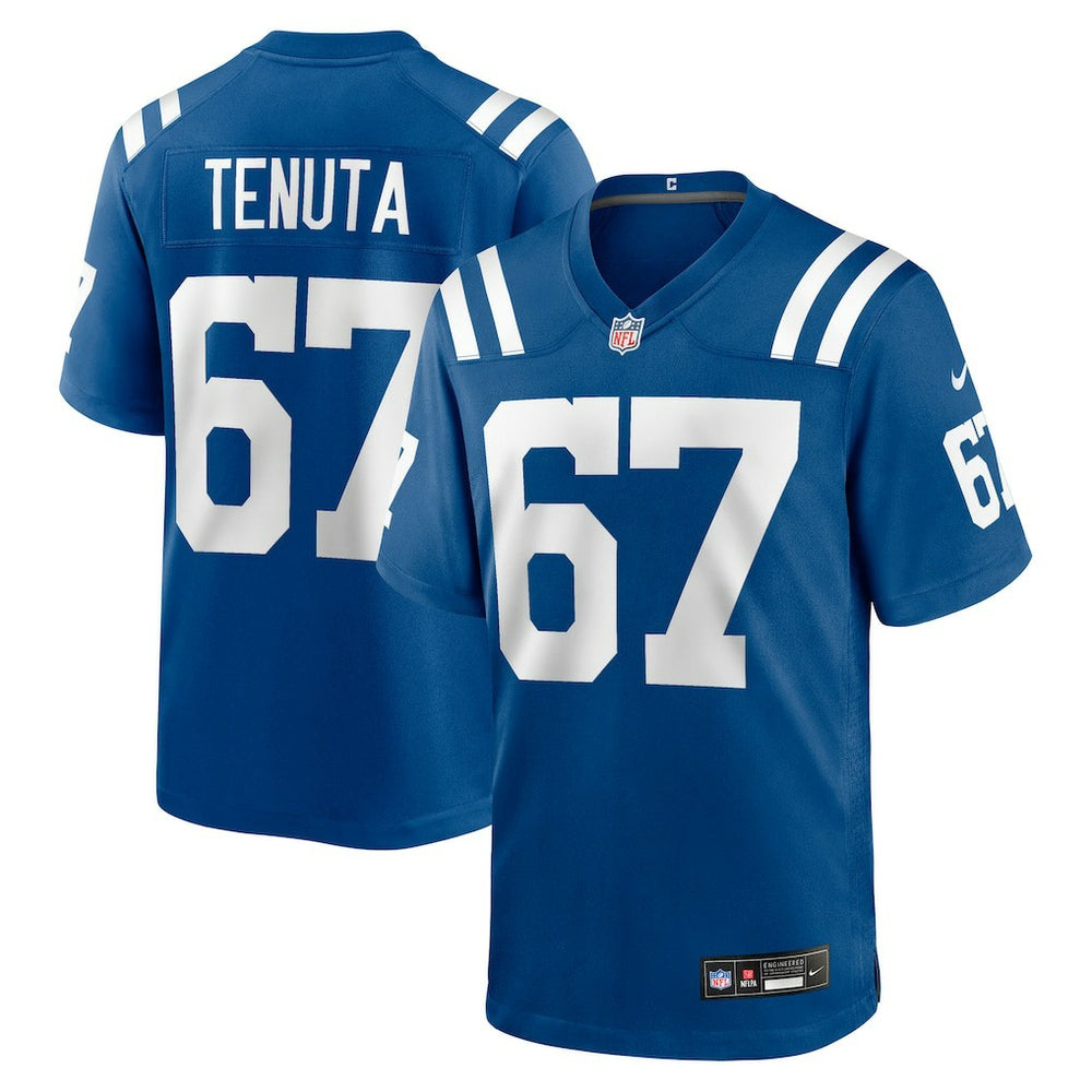 Luke Tenuta Indianapolis Colts Team Game Jersey - Royal