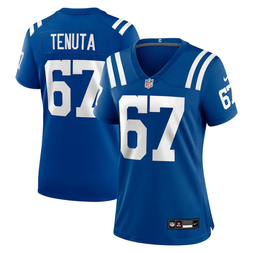 Luke Tenuta Indianapolis Colts Women's Team Game Jersey - Royal