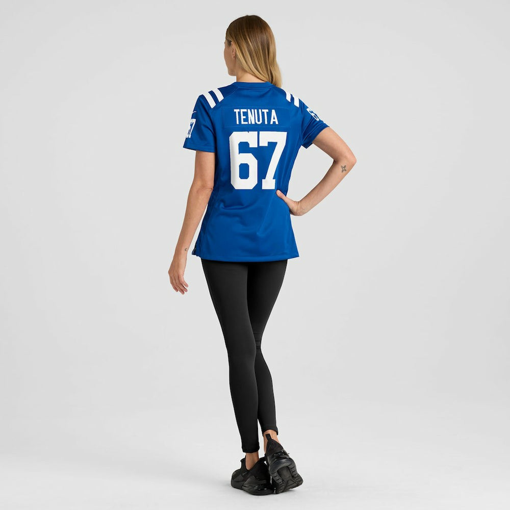 Luke Tenuta Indianapolis Colts Women's Team Game Jersey - Royal