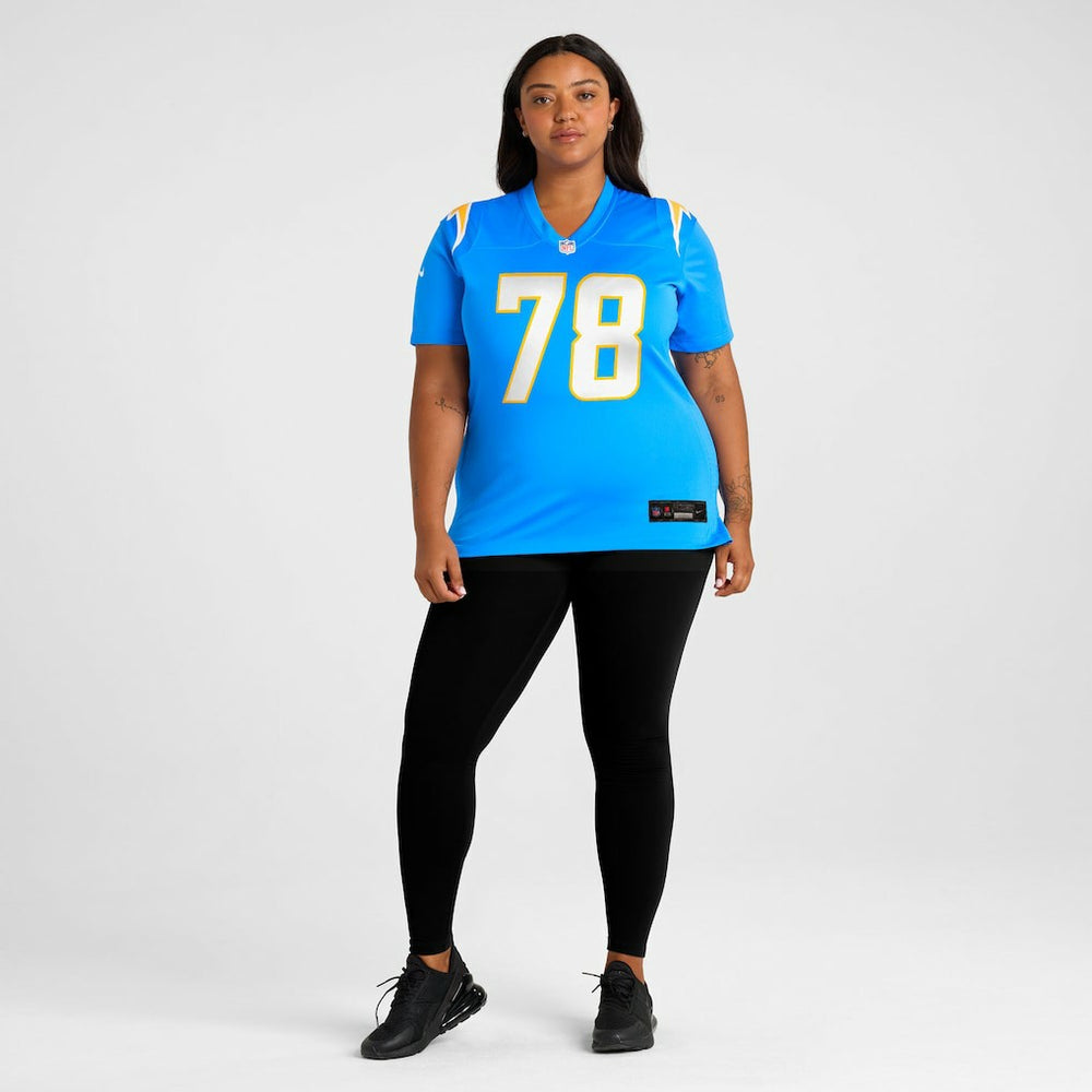 Andre James Los Angeles Chargers Women's Team Game Jersey - Powder Blue