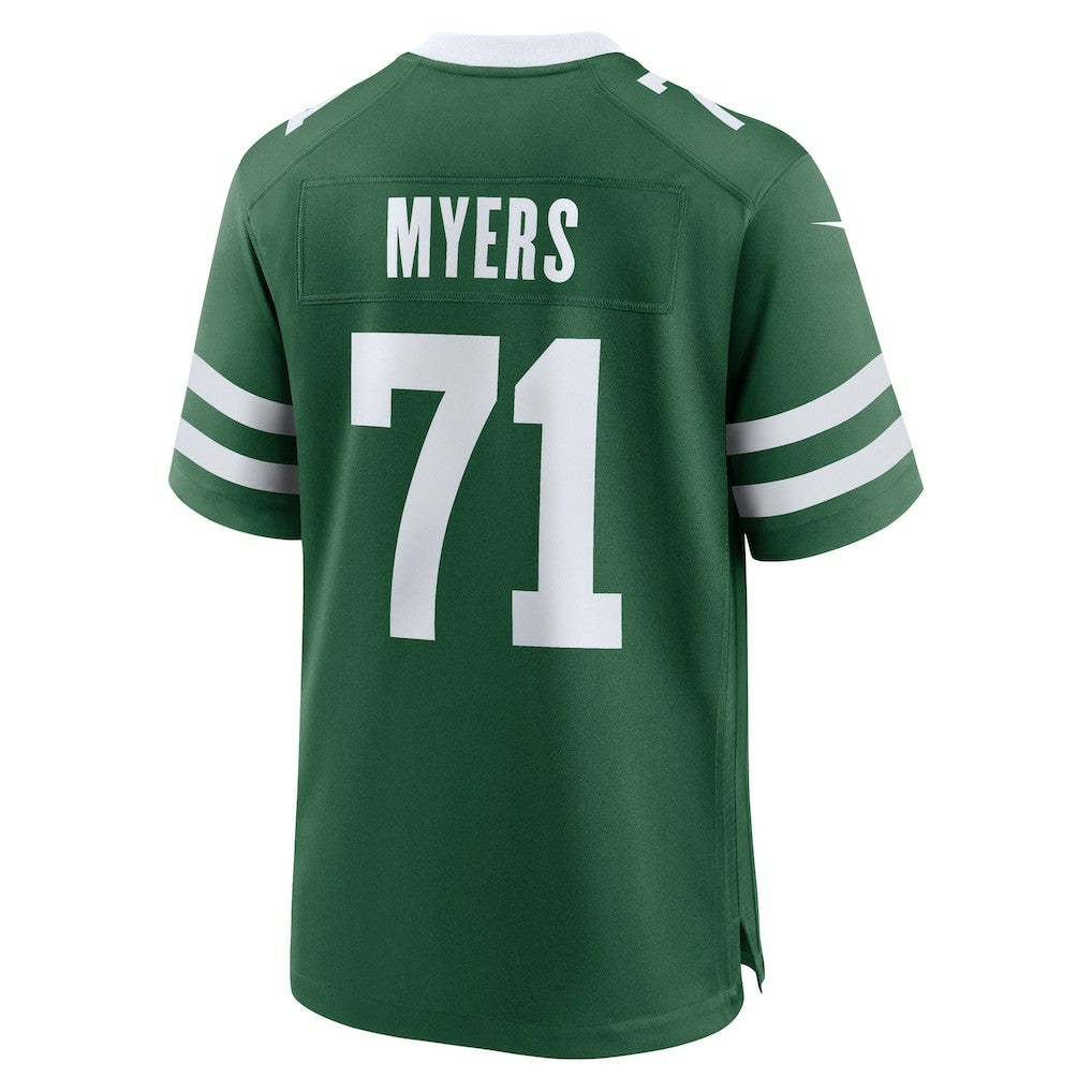 Josh Myers New York Jets Team Game Jersey - Legacy Green