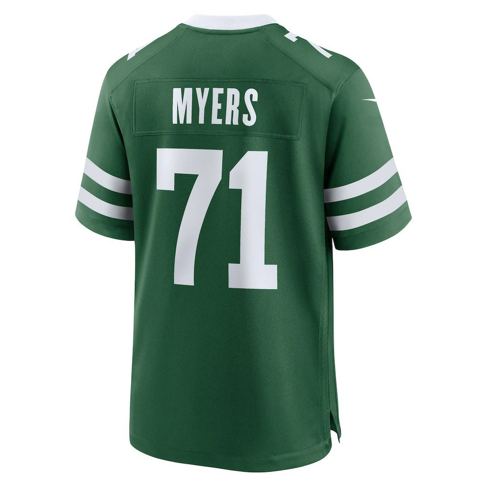 Josh Myers New York Jets Team Game Jersey - Legacy Green