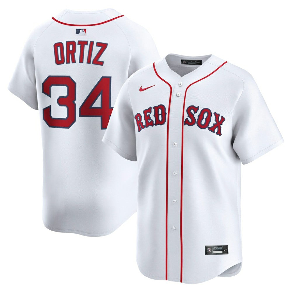 David Ortiz Boston Red Sox Home Limited Jersey White | Nike