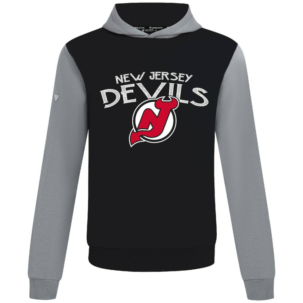 New Jersey Devils Levelwear Ultimate Mission Pullover Hoodie Black/Gray