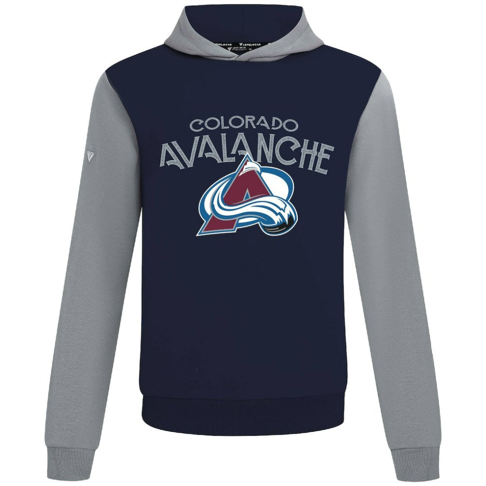 Colorado Avalanche Levelwear Ultimate Mission Pullover Hoodie Navy/Gray