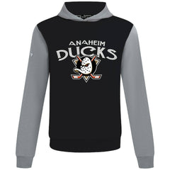Anaheim Ducks Levelwear Ultimate Mission Pullover Hoodie Black/Gray