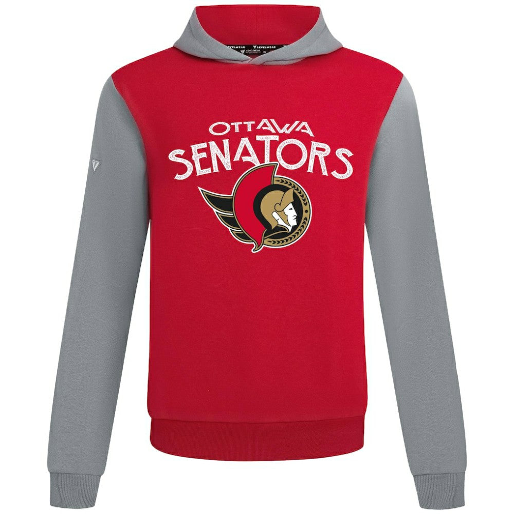 Ottawa Senators Levelwear Ultimate Mission Pullover Hoodie Red/Gray
