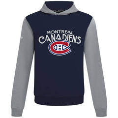 Montreal Canadiens Levelwear Ultimate Mission Pullover Hoodie Navy/Gray