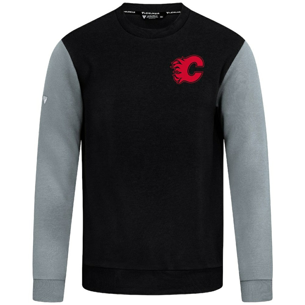 Calgary Flames Levelwear Ultimate Response Sweatshirt Black/Gray