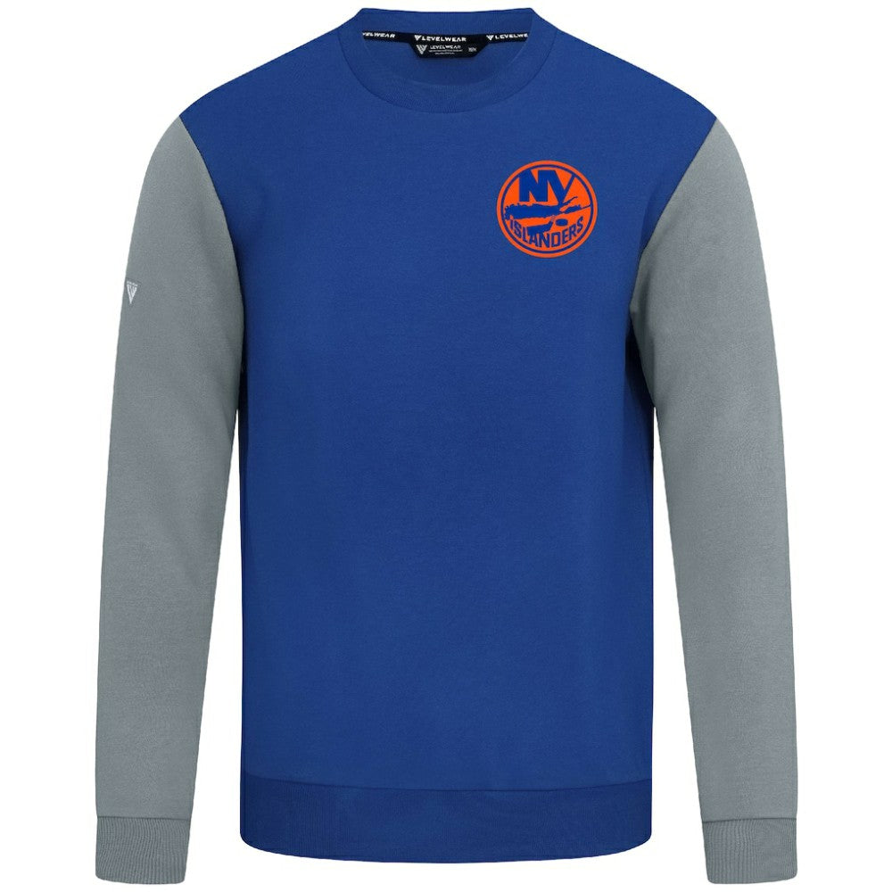 New York Islanders Levelwear Ultimate Response Sweatshirt Royal/Gray