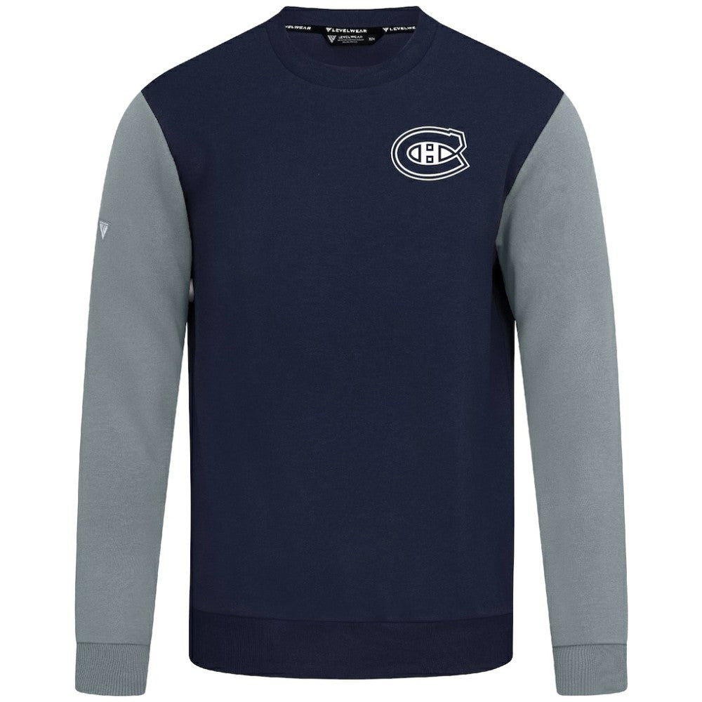Montreal Canadiens Levelwear Ultimate Response Sweatshirt Navy/Gray