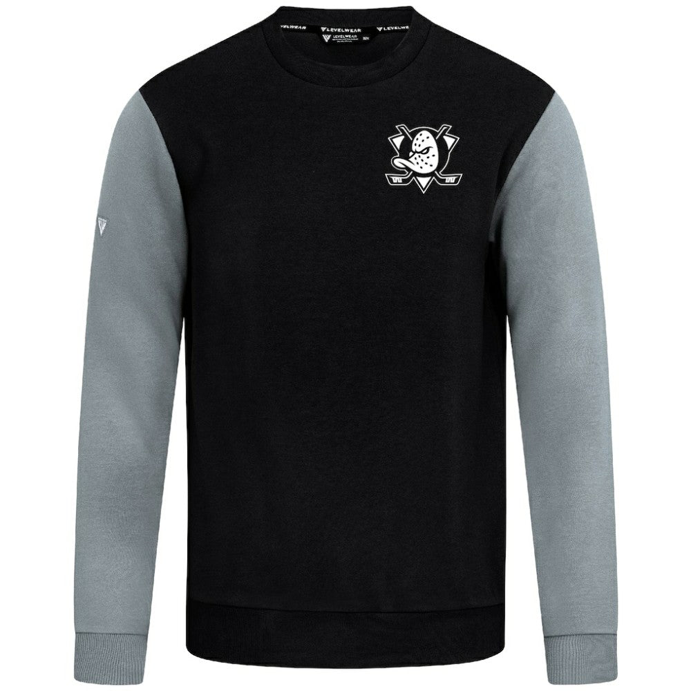 Anaheim Ducks Levelwear Ultimate Response Sweatshirt Black/Gray