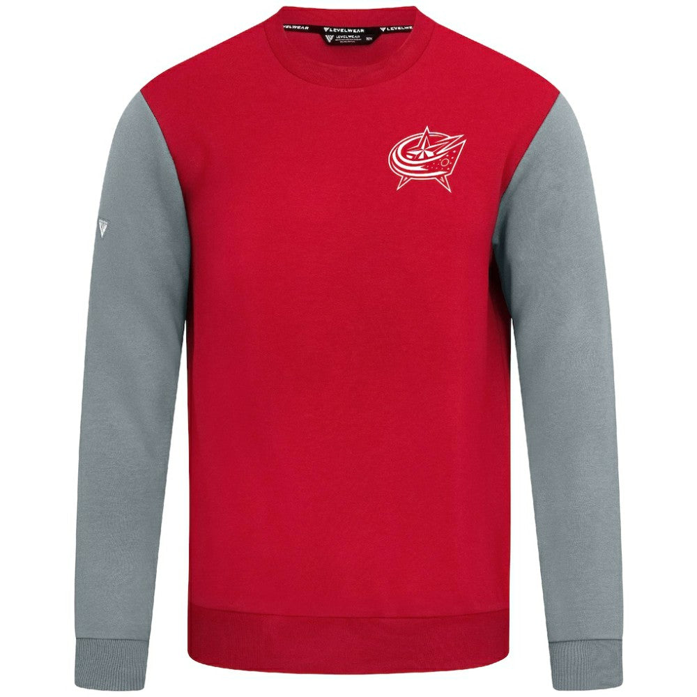 Columbus Blue Jackets Levelwear Ultimate Response Sweatshirt Red/Gray