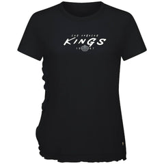 Los Angeles Kings Levelwear Women's Airflow Scratched T-Shirt Black