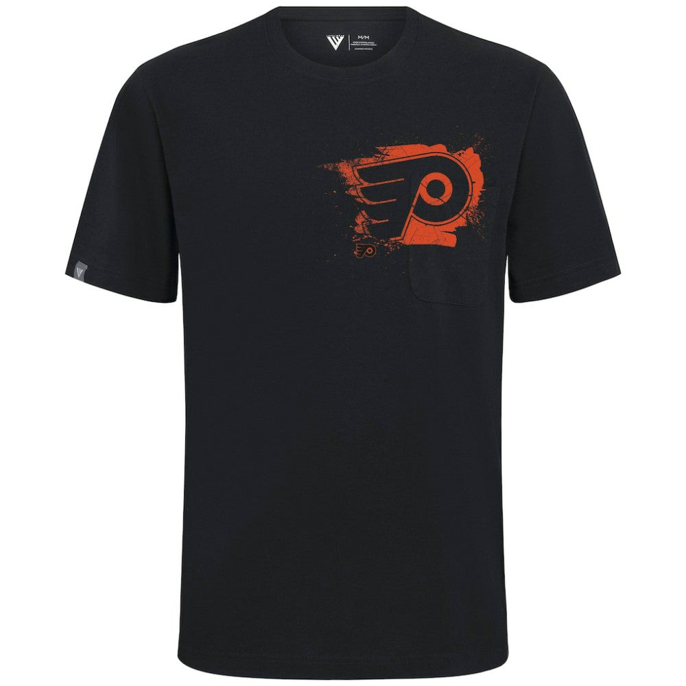 Philadelphia Flyers Levelwear Focal Blasted T-Shirt Black