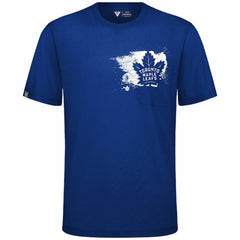 Toronto Maple Leafs Levelwear Focal Blasted T-Shirt Royal