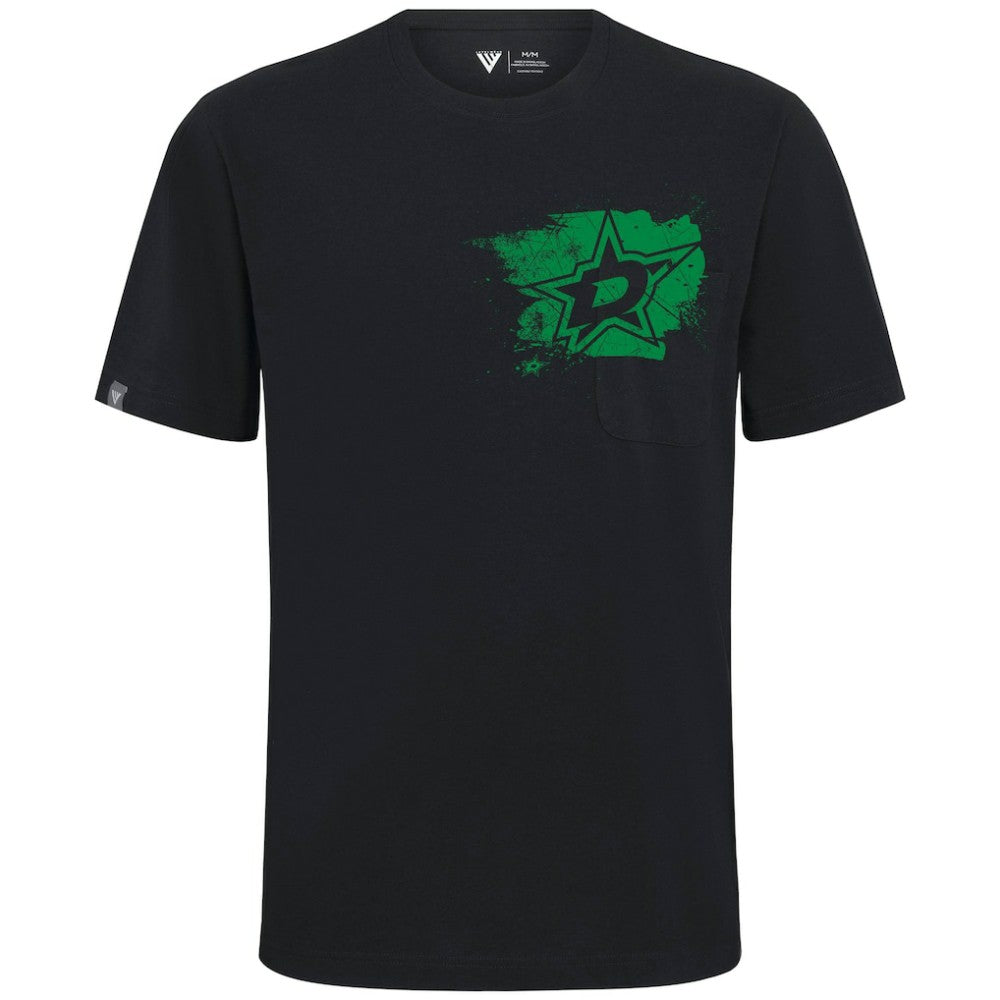 Dallas Stars Levelwear Focal Blasted T-Shirt Black