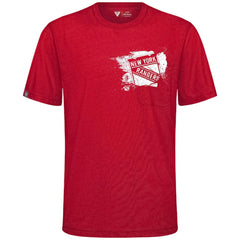 New York Rangers Levelwear Focal Blasted T-Shirt Red