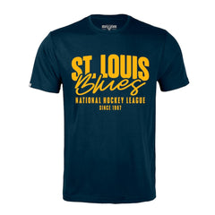 St. Louis Blues Levelwear Richmond Response T-Shirt Navy