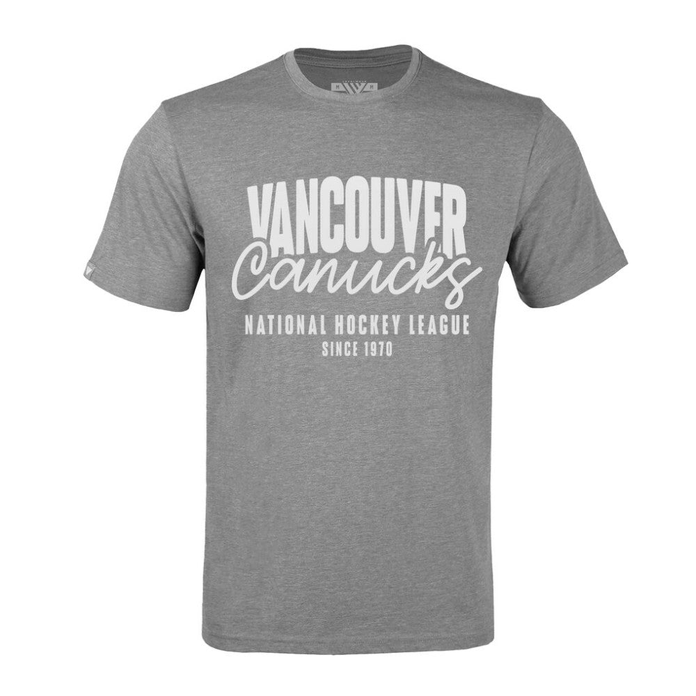 Vancouver Canucks Levelwear Richmond Response T-Shirt Gray