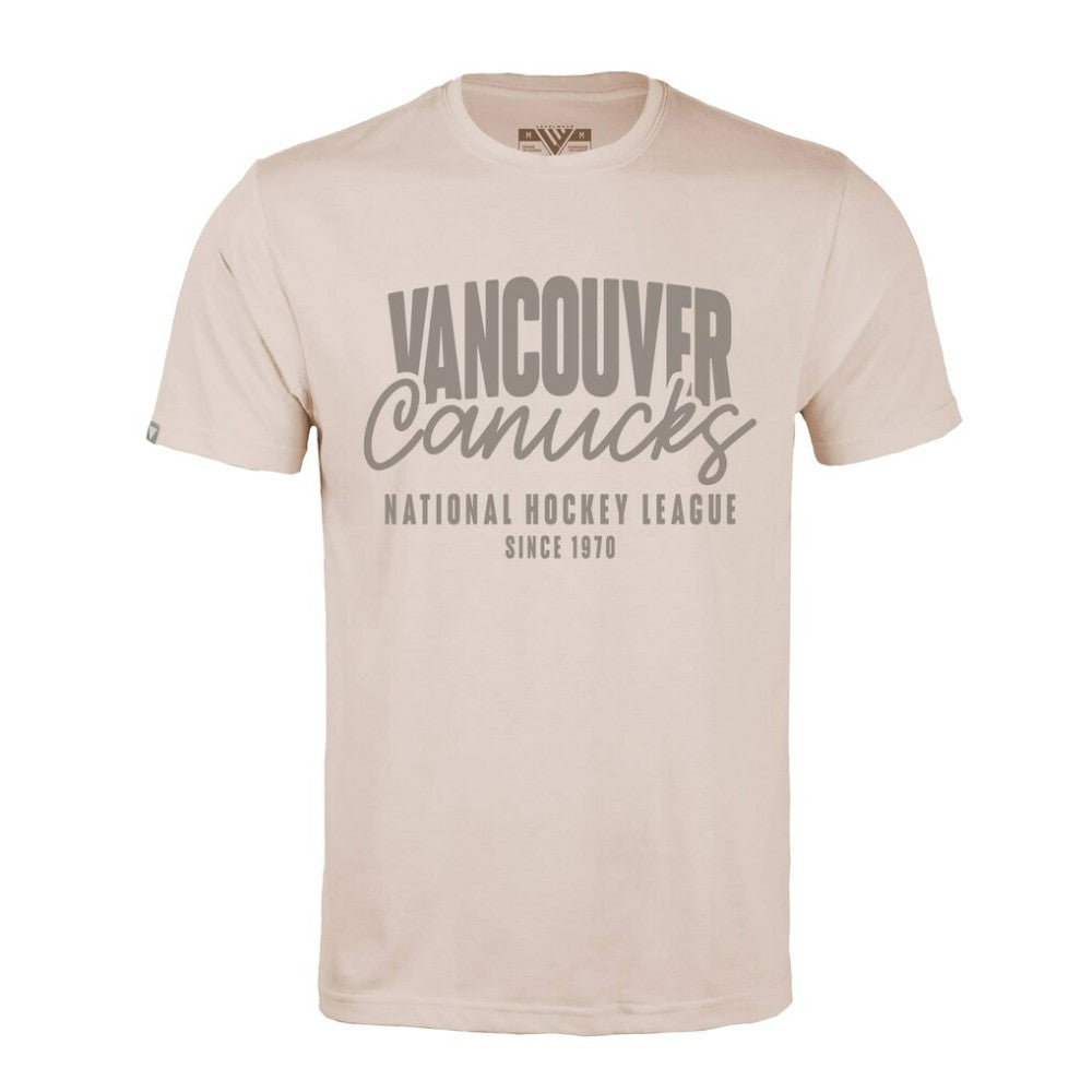 Vancouver Canucks Levelwear Richmond Response T-Shirt Khaki