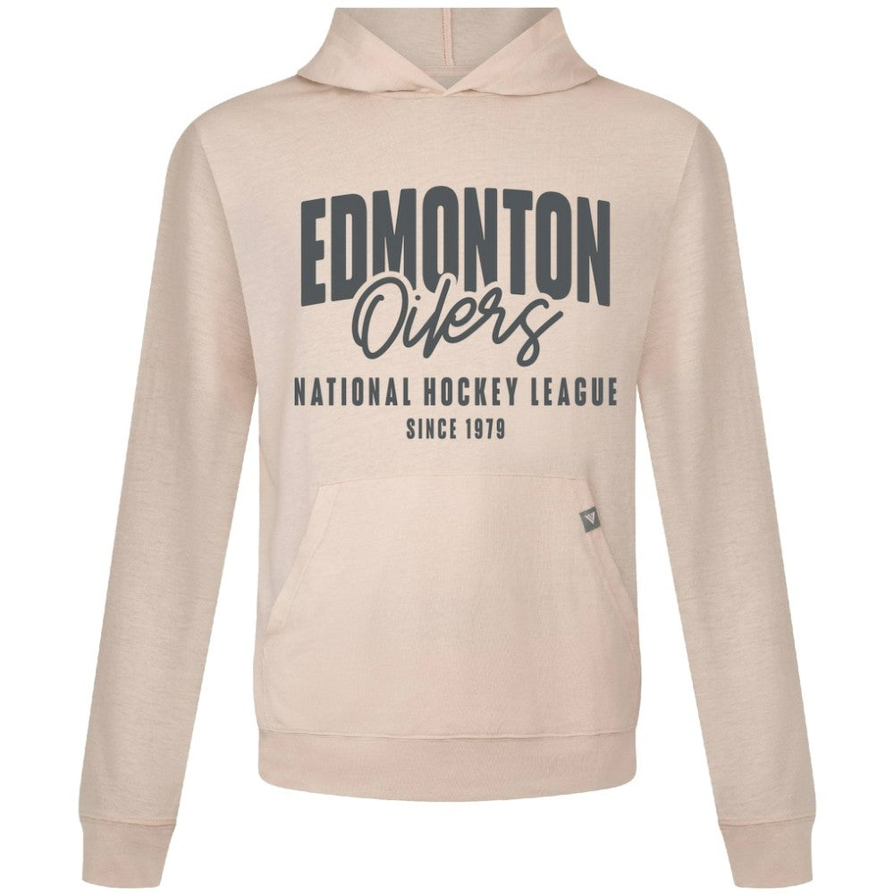Edmonton Oilers Levelwear Relay Response Pullover Hoodie Khaki