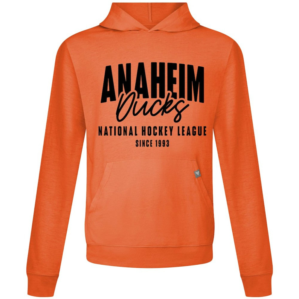 Anaheim Ducks Levelwear Relay Response Pullover Hoodie Orange