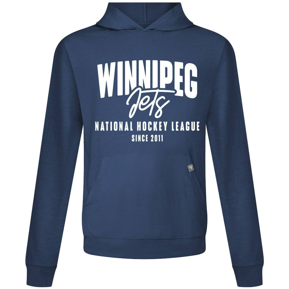 Winnipeg Jets Levelwear Relay Response Pullover Hoodie Navy