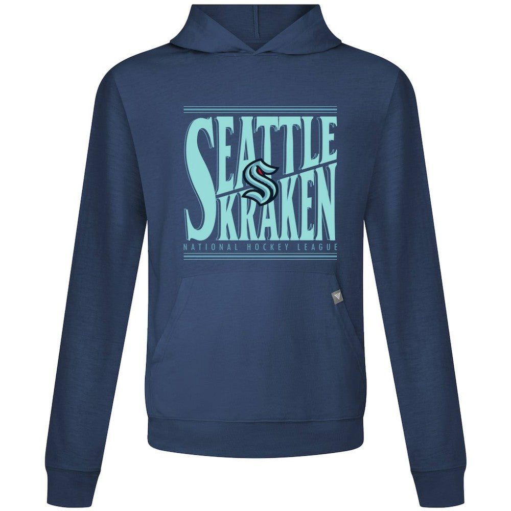 Seattle Kraken Levelwear Relay Powerhouse Pullover Hoodie Deep Sea Blue