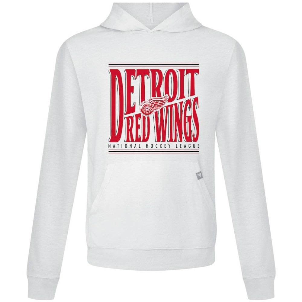 Detroit Red Wings Levelwear Relay Powerhouse Pullover Hoodie White