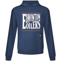 Edmonton Oilers Levelwear Relay Powerhouse Pullover Hoodie Navy