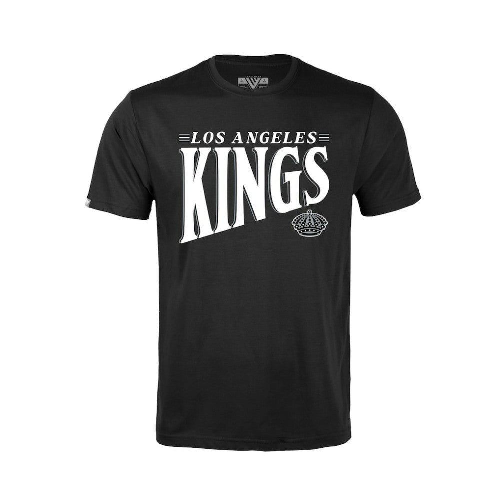 Los Angeles Kings Levelwear Youth Little Richmond Tally T-Shirt Black