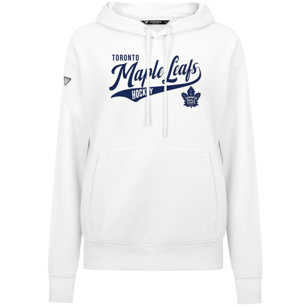 Toronto Maple Leafs Levelwear Women's Adorn Glide Pullover Hoodie White