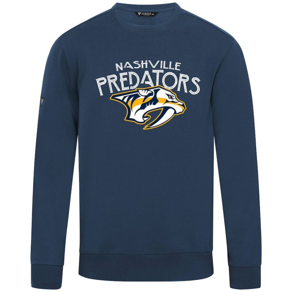 Nashville Predators Levelwear Zane Mission Sweatshirt Navy